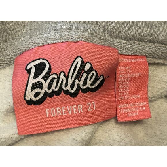 Forever 21 Barbie Full Zip Hoodie Women's size XS - Picture 3 of 3